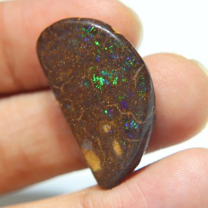 Ópalo de Boulder Australiano Cabujón Sólido, Ópalo Natural Suelto de Boulder Australiano, Piedra de Ópalo Verde Fuego para Fabricación de Joyas, Gema - Product Image 2