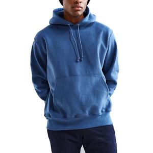 Sudaderas con capucha de hip hop de forro polar de 400 g/m² con cremallera, lisas, de alta calidad, 100% algodón, teñidas, para invierno, al por mayor - Product Image 3