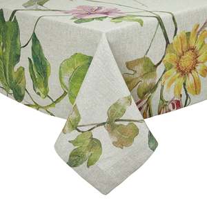 Nappe élégante à imprimé floral Toulouse pour la salle à manger et les réceptions à domicile, technique tissée - Product Image 1
