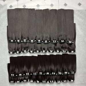 CDYHAIRVN Cabello Humano Remy Vietnamita Virgen Liso Natural, Súper Doble Trama, Doble Tejido a Máquina, Cutícula Alineada - Product Image 1