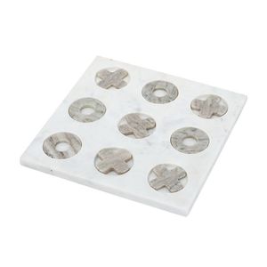 Hot Selling Marble Noughts And Crosses <b>Board</b> Handmade Stone Tabletop Decor Game Gift for Luxury Modern Home Collection Set - Product Image 2