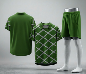 Conjunto de Uniforme de Fútbol de Sublimación Completa de Alto Rendimiento |   Tallas para Hombres, Mujeres y Jóvenes |   Ropa Deportiva Ligera de Secado Rápido para Entrenamiento - Product Image 1