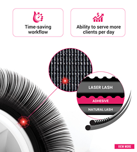 Extensions de cils Charmlash en gros, extensions de cils au laser plasma, extensions de cils volumineuses, extensions de cils de qualité supérieure, colle de fixation - Product Image 3