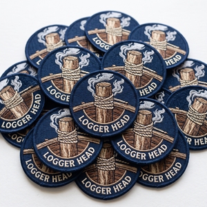Patch brodé personnalisé pour équipement de chasse au baleinage maritime, harpon hexagonal, fabricant sur mesure - Product Image 4