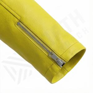 Chaquetas de Cuero Delgadas de Invierno para Hombre, Diseño de Alta Calidad, Ropa de Motociclista, Protección para Viajes, Color Personalizado - Product Image 6