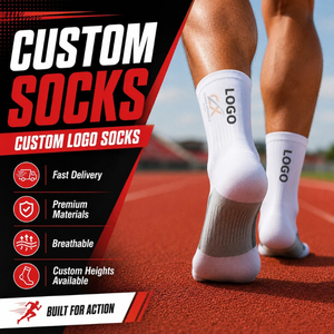 Chaussettes de sport unisexes mi-mollet OEM/ODM, anti-humidité, en tissu éponge, pour la gym et le basketball, vente en gros - Product Image 3