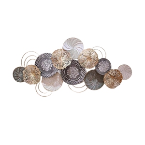 Elegant 3D Metal Flower <b>Wall</b> Art <b>Decor</b> Luxury Hand-Painted Floral Sculpture for Home Office Living Room <b>Wall</b> Decoration - Product Image 3