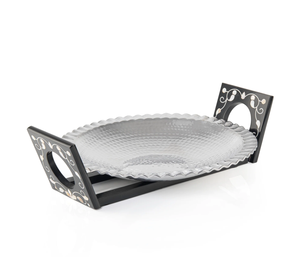 Plateau de service en nacre style européen, plateau de service en résine MOP, plateau multi-usages pour la maison et la cuisine, pour pots et service - Product Image 3