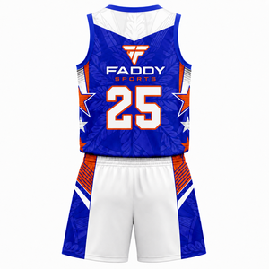 Maillot de basket-ball personnalisé par sublimation, créez votre propre maillot d'équipe, maillot de basket-ball professionnel respirant en mesh et ensemble short - Product Image 2
