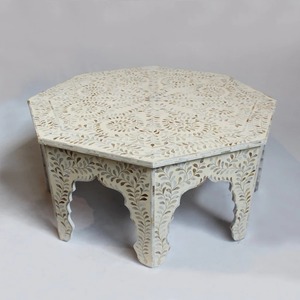 Table basse moderne en nacre pour salon, mobilier de salon pour la maison et l'hôtel, mobilier de salon traditionnel pour l'intérieur - Product Image 6
