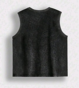 Custom <b>Men's</b> <b>White</b> Sleeveless Breathable Casual Tank Top Polyester/Cotton Streetwear Muscle Tee Summer Gym <b>Vest</b> OEM ODM - Product Image 2