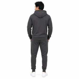 Heavy <b>fleece</b> tracksuit set Vintage printed hoodies joggers Oversized <b>thick</b> streetwear Custom logo OEM ODM Sweatshirts Wholesale - Product Image 3