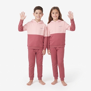 Conjunto Deportivo de Dos Tonos para Niños, Sudadera con Capucha y Pantalones Jogger, Ropa Deportiva Informal para Niños y Niñas - Product Image 1