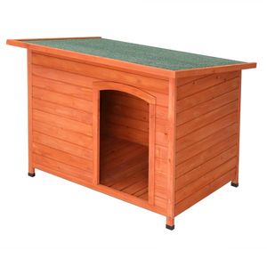 Rifugio per animali domestici in legno naturale in legno - Product Image 5
