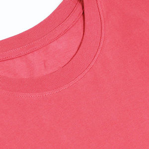 T-shirt en coton 100 % pour homme, décontracté, sportif, avec impression sérigraphiée, effet vintage délavé, blanc, à col contrastant – Prix de gros abordable - Product Image 3