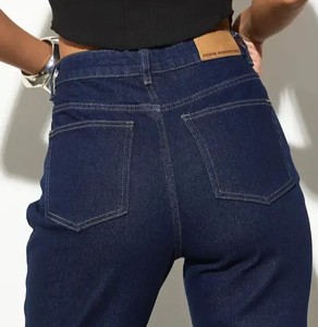 Sweat-shirt en coton biologique pour femme, col rond, écologique, avec logo personnalisé, fabricant de marque privée, jeans décontractés coupe bootcut - Product Image 6