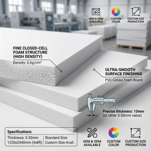 Panel de Espuma de PVC, Lámina de Forex, Componentes CNC OEM, Fabricación a Medida, Fábrica - Product Image 1