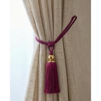 Attache de rideau de luxe en corde avec pompon décoratif pour rideaux, accessoires de fenêtre, décoration intérieure, style moderne