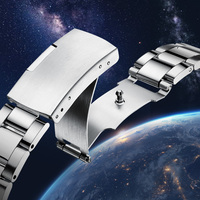 TIMEARTX – montre à Quartz pour hommes, en acier inoxydable, étanche, lumineuse, verre minéral renforcé, montre-bracelet d'affaires TA-5130