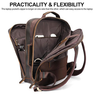 Mochila de cuero de moda, duradera, de material personalizado, en oferta, ligera y ecológica, la más vendida. - Product Image 2