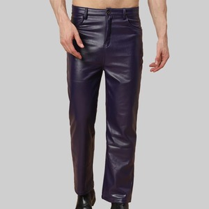Pantalon en cuir pour homme de haute qualité, design personnalisé, pantalon en cuir pour homme à taille haute - Product Image 1