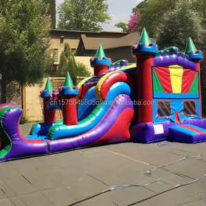 CHIKUN CK 32 Castillo Inflable Comercial con Temática de Superhéroes para Niños, Combo de Brincolín, Tobogán y Zona de Juegos - Product Image 5
