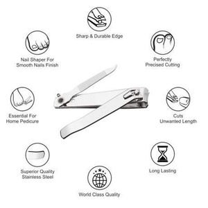 Juego de Cortaúñas Ergonómico de Acero Inoxidable para Hombres y Mujeres, con Abertura de Mandíbula Ancha y Curva, Profesional y Duradero para Uñas - Product Image 5