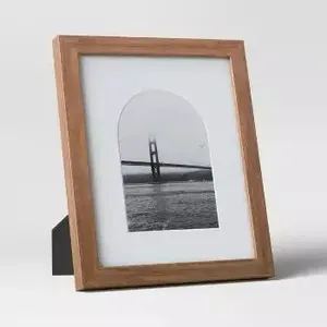Marco de fotos de madera hecho a mano para regalo de cumpleaños o de inauguración de casa para amigos y familiares con estilo rústico vintage. - Product Image 5