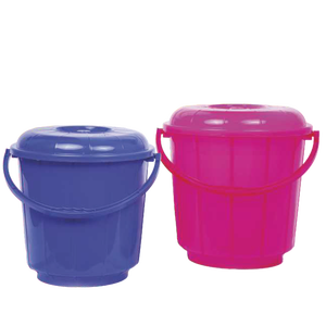 ถังพลาสติก13L พร้อมฝาแบบพกพาสำหรับการทำความสะอาดและจัดเก็บจากผู้ผลิตอินเดีย - Product Image 5