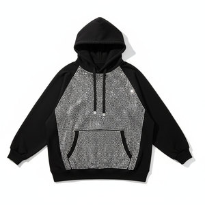 Sudaderas con Pedrería para Hombre, Diseño Personalizado 2026, Productos Básicos de Invierno, Precio Razonable, Sudaderas Transpirables con Pedrería - Product Image 1