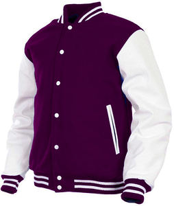 Veste de baseball personnalisée avec logo, veste varsity pour homme, veste bomber - Product Image 3
