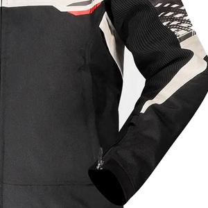 Veste de moto de tourisme pour hommes Textile imperméable homologué CE avec des vêtements de sport amovibles de taille supérieure - Product Image 5