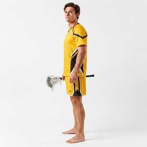 Uniforme de Lacrosse Personalizado, Ropa Deportiva, Diseño de Uniforme de Lacrosse con Ajuste Cómodo, Tela que Absorbe la Humedad y Manga Larga - Product Image 6