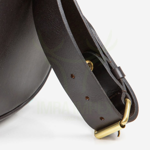 Bolsa de cartuchos de cuero vacuno de primera calidad con cinturón que contiene 100 cartuchos, duradera y cómoda para cazadores. - Product Image 5