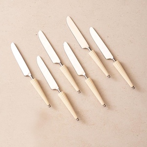 Incroyable couteau à fromage en acier inoxydable avec cône en céramique Antique, ensemble d'épandeurs de fromage à poignée faite à la main - Product Image 1