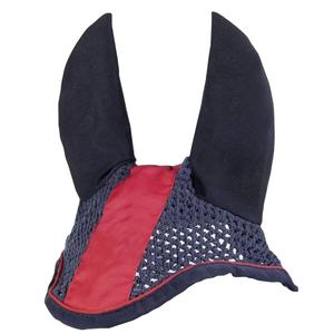 Superventas ecuestre caballo oreja capó ganchillo a prueba de sonido caballo mosca velo personalizar Color hecho a mano caballo oreja red OEM - Product Image 1