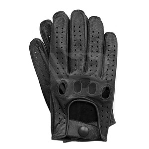 Riding Automobile Leather Driving <b>Gloves</b> Wholesale Factory Price Goat Skin Driving <b>Glove</b> Reasonable Prices With Custom Logo - Product Image 3