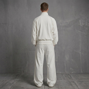 Custom Made Velvet Track Suit Autumn Winter Unisex Heavyweight Sweatsuit Luxury <b>Velour</b> <b>Tracksuit</b> Men 2027 - Product Image 6