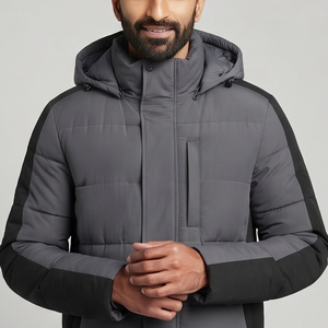 Winter <b>Warm</b> Up Down Long Padded Coat <b>Men</b> Winter Long Outerwear Street Style Long Padded Down <b>Jacket</b> <b>Mens</b> - Product Image 6