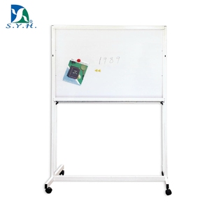 SYH Aluminum <b>Frame</b> Sliding <b>Magnetic</b> Porcelain Whiteboard Easel for Office & Presentation - Product Image 2