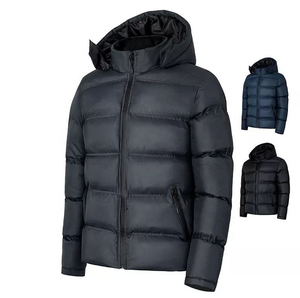 Fabricants de vestes matelassées d'hiver personnalisées OEM ODM, manteaux matelassés en duvet chauds et imperméables pour hommes, vente en gros - Product Image 1