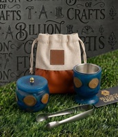 Élégant brûleur d'encens et boîte de rangement pour Bakhoor en résine faite à la main avec accents en bois, pinces et pochette cadeau