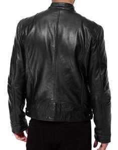Personnalisez votre logo de marque, veste en cuir véritable pour homme, haute qualité, prix de gros abordable, style unique, style streetwear, imperméable - Product Image 5