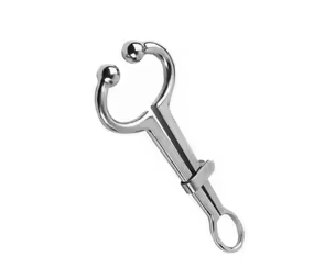 ตัวปรับสายรัดจมูกวัวแบบสไลด์ ทำจากสแตนเลส ทนทาน อุปกรณ์สัตวแพทย์ สำหรับใส่ห่วงจมูกวัว สำหรับสัตว์ขนาดใหญ่ เช่น วัวควาย - Product Image 4