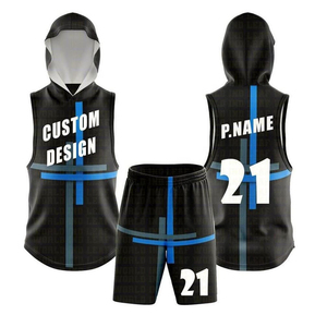 Uniformes de Fútbol Americano 7v7 Personalizados al por Mayor, Conjuntos de Uniformes de Flag Football 7on7, Camiseta de Compresión sin Mangas con Capucha, Uniformes 7v7 - Product Image 3