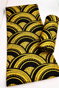 ผ้าพิมพ์ลายแอฟริกันแท้จากแอฟริกาใต้และผ้าแองการา 100% ผ้าฝ้าย สำหรับเสื้อผ้า งานฝีมือ และเครื่องประดับ - Product Image 4