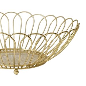 Iron Wire Fruit Holder <b>Basket</b> Decorative Storage for Fruits Vegetables Snacks Stylish Home Decor Organizer - Product Image 6
