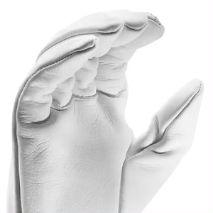 Custom Logo 14Inch Cow Split Leather Safety Gloves Full Palm Construction Work Gloves Hand Protection Welding Gloves - Product Image 3