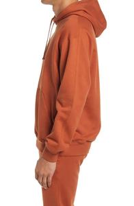 Sudaderas con capucha personalizadas para hombre, Jersey deportivo para correr y gimnasio, pantalones de chándal informales relajados con logotipo bordado de Color sólido para invierno - Product Image 3