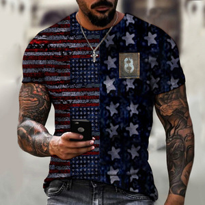 Camisa estampada extragrande para hombre – Camisa informal con estampado gráfico para verano - Product Image 1